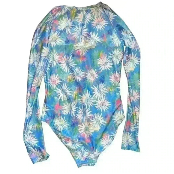 Cat &‎ Jack Sz XL Long Sleeve One Piece Swim Suit - Picture 2 of 7